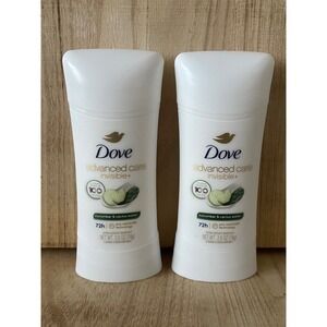 Dove Advanced Care Invisible+ 72HR Deodorant Cucumber & Cactus Water 2.6Oz  2 PK